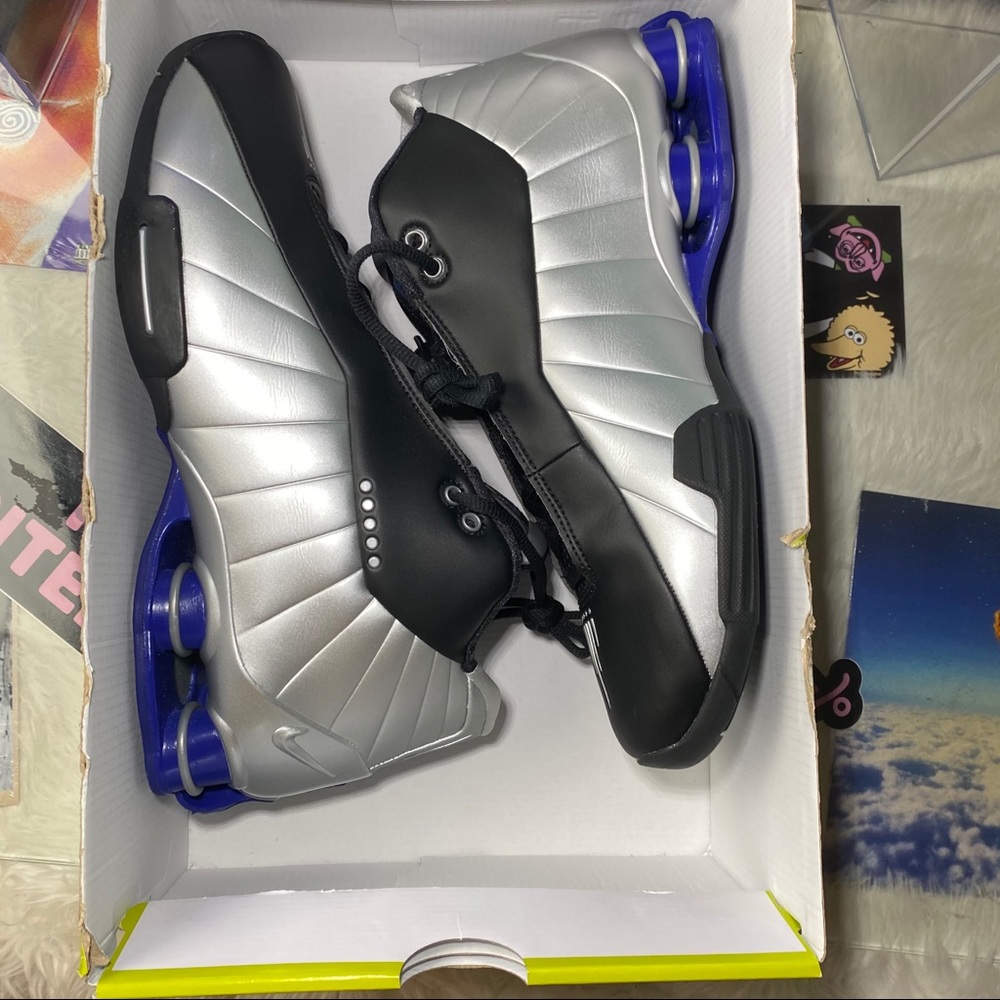 🆕 Nike Vince Carter Shox BB4 'Metallic Silver' - Picture 8 of 10